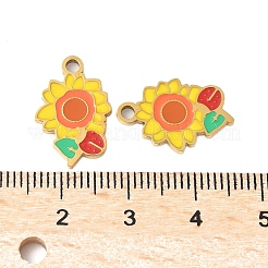 Подвески из нержавеющей стали 304 с эмалью&nbsp;STAS-R168-17G