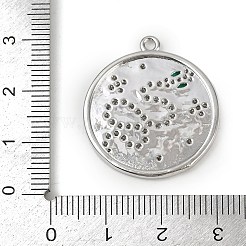 Латунные микро проложить кубического циркония подвески&nbsp;KK-M322-35P