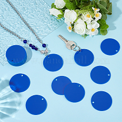 Непрозрачные акриловые подвески&nbsp;SACR-WH0006-32C-01