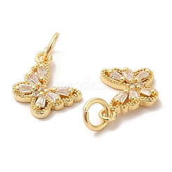 Стойки обшивки латунь микро проложить кубическую прелесть диоксида циркония&nbsp;KK-F851-05G