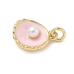 Подвески из ракушек и латуни KK-D426-17G