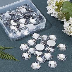80 шт. имитация тайваньских акриловых стразов с плоской задней частью кабошонов GACR-FG0001-09