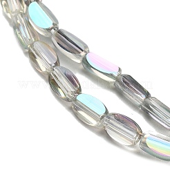 Стеклянные бусины с гальваническим покрытием &nbsp;EGLA-P064-01A-FR04