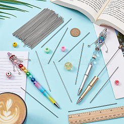 100 шт. специальные удлиненные стержни из нержавеющей стали 304 для шариковых ручек&nbsp;FIND-FG0005-14A