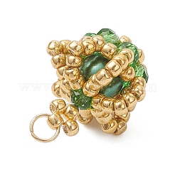 Подвески-короны из стеклянных бусинок&nbsp;PALLOY-MZ01042