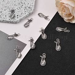 Подвеска для котенка из сплава в тибетском стиле для эмали PALLOY-A15359-AS-NF