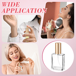 30 шт. стеклянные флаконы для духов с ПП-пластиком&nbsp;AJEW-GA0009-21