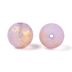 Выпечка окрашенные стеклянные бусины&nbsp;DGLA-N014-8mm-01E