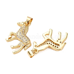 Латунные микро проложить кубического циркония подвески&nbsp;KK-K408-57G-01