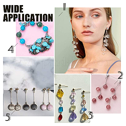 Штифты с плоской головкой и ушком из нержавеющей стали 304&nbsp;STAS-PH0001-15