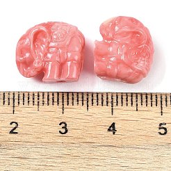 Резные бусины из синтетических ракушек SHEL-H005-12