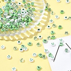 200шт акриловые бусины&nbsp;MACR-FS0001-89