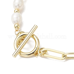 Натуральный культивированный пресноводный жемчуг BJEW-JB10193