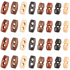 80 шт. 8 деревянные пуговицы BUTT-GF0004-03