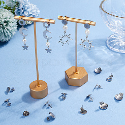 60 шт. 3 шт. фурнитура для сережек-гвоздиков из нержавеющей стали 304 STAS-SP0001-57