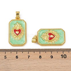 Латунь эмаль подвески&nbsp;KK-L190-008G-02