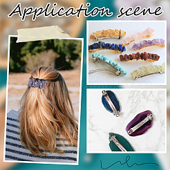 Фурнитура утюг волос заколка IFIN-SC0001-63C