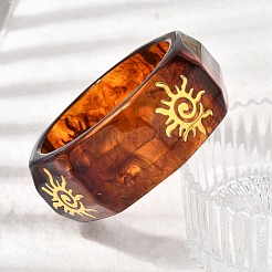 Браслеты из смолы для женщин&nbsp;BJEW-B167-01A