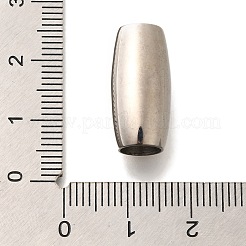 Европейские бусины из нержавеющей стали 304 STAS-G350-01F-P