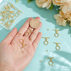 15шт латунные застежки&nbsp;KK-ME0002-35