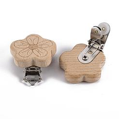 Зажимы для соски из бука WOOD-T015-24