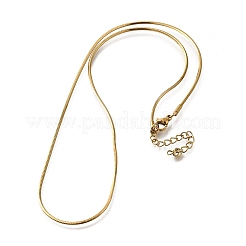 1.5 мм 304 нержавеющая сталь змейка ожерелья для женщин и мужчин&nbsp;LS-STAS-V011-04C-G