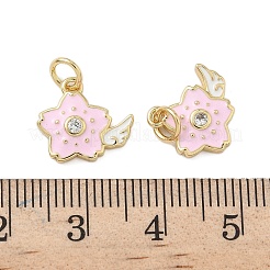 Латунные микро проложить кубического циркония подвески&nbsp;KK-P325-42G