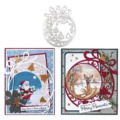 Рождественский венок из углеродистой стали для штамповки трафаретов DIY-R079-061