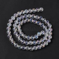 Гальванические стеклянные бусины&nbsp;EGLA-R040-8mm-15