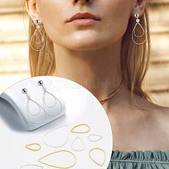 160шт 8 стильных латунных соединительных кольца KK-CA0003-66