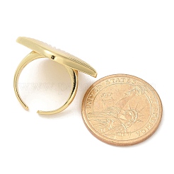 Латунные манжеты для женщин RJEW-U033-09G-01