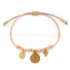 Регулируемый браслет с подвесками из медной веревки&nbsp;ZH0707