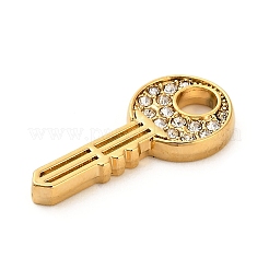 Подвески из нержавеющей стали 304 со стразами&nbsp;STAS-P385-03C-G