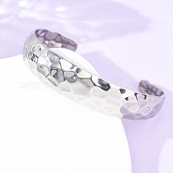 Браслеты-манжеты из хирургической нержавеющей стали 316&nbsp;BJEW-C142-04P