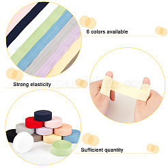 60м 12-х цветные полиэстеровые эластичные шнуры SRIB-PH0001-31