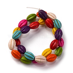 Синтетических нитей бирюзовые бусы G-C147-10