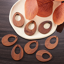 Подвески из орехового дерева 20шт&nbsp;WOOD-CJ0001-26