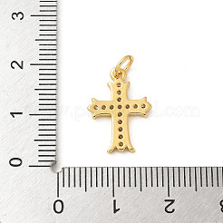 Латунные микро проложить кубического циркония подвески KK-U053-02G-02