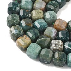 Природные моховой агат бисер нитей&nbsp;G-C267-A21