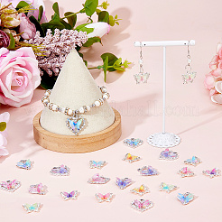 24 шт. 12 подвески из сплава смолы&nbsp;FIND-DC0008-07