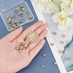 40 шт. 4 бусины из нержавеющей стали 304 STAS-UN0026-75