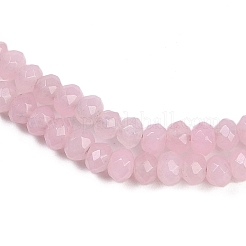 Бусины из натурального белого нефрита&nbsp;G-Z069-01K