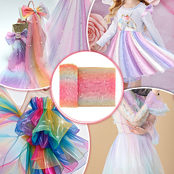 Сетчатая ткань из полиэстера&nbsp;DIY-WH0589-77A