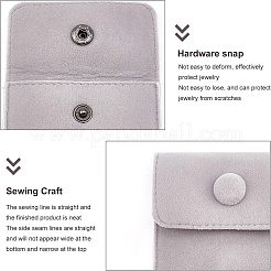 12шт 6 цвета квадратных бархатных мешков для ювелирных изделий TP-NB0001-25