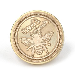 Латунь ретро воск печать штамп AJEW-F045-A01