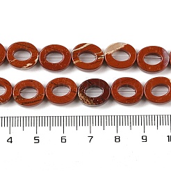 Натуральные красные яшмы бусы пряди G-M439-A14-01