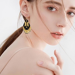 9 стиль стеклярусных бусин SEED-HY0001-06