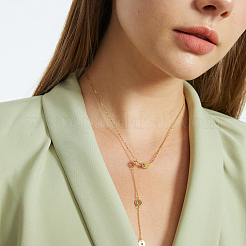 60 шт. 2-х цветные разделительные бусины из нержавеющей стали 304&nbsp;STAS-DC0015-06