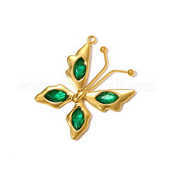 Подвески из нержавеющей стали 304 с кубическим цирконием&nbsp;STAS-OY010-05G