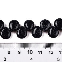 Синтетический синий авантюрин бисер нитей G-T138-130